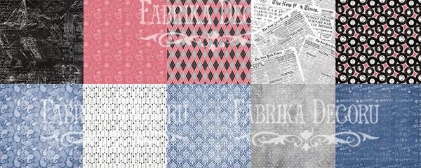 Specially for Him Scrapbook Paper 12x12 Inch, 10 Double Sided Sheets, Masculine Craft Paper, Junk Journal, Card Making Supplies