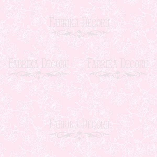Tender Orchid Scrapbook Paper Pad 8x8, Double-Sided Floral Paper, Botanical Paper for Junk Journal Crafts