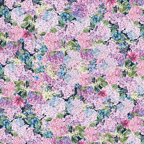 Night Garden Scrapbook Paper 8x8, Double Sided Floral Botanical Paper, Junk Journal Card Making Craft Supplies