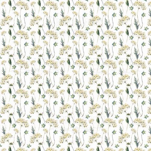 Night Garden Scrapbook Paper 8x8, Double Sided Floral Botanical Paper, Junk Journal Card Making Craft Supplies