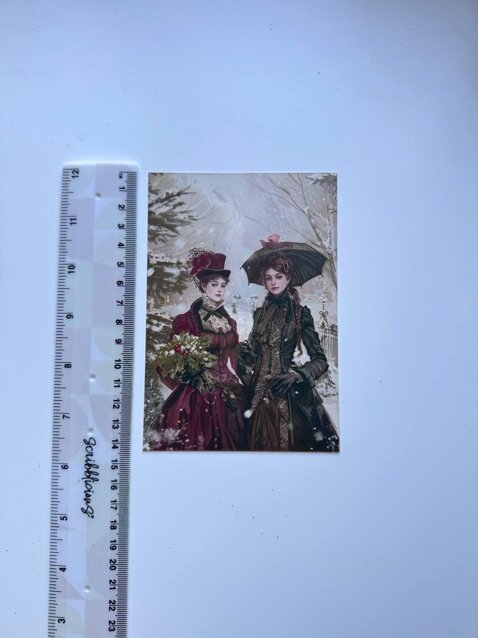 Set of 20 Vintage Winter Postcards, Victorian Christmas Cards, Snowy City Ephemera, Junk Journal & Scrapbooking Cards 14.5 x 10 cm