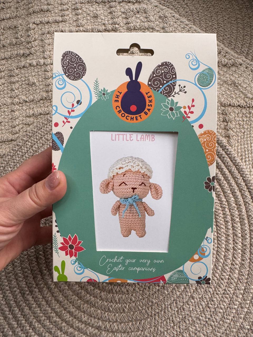 Knitty Critters - The Crochet Basket - Little Lamb, Kit