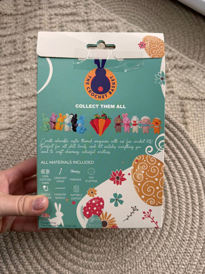 Knitty Critters - The Crochet Basket - Little Lamb, Kit