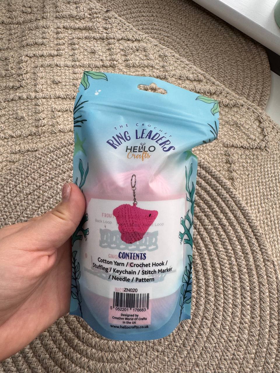 Ringleaders Keyring Crochet Kit - Sea Creature - Fish