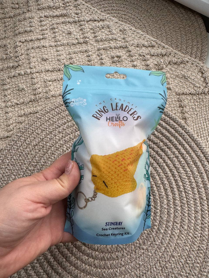 Ringleaders Keyring Crochet Kit - Sea Creature - Stingray