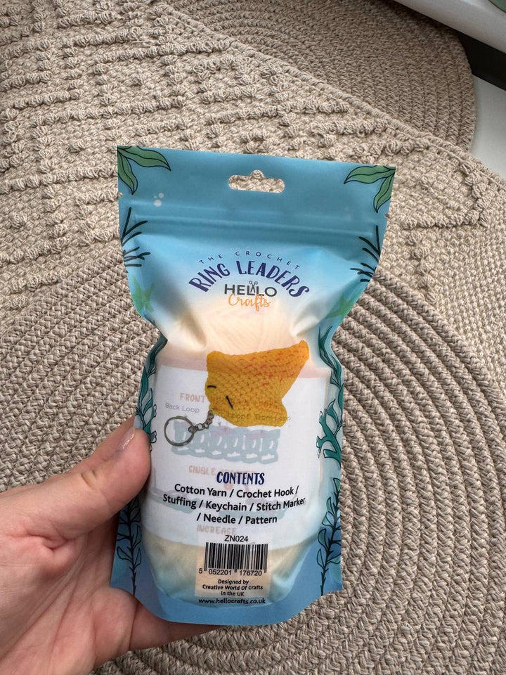 Ringleaders Keyring Crochet Kit - Sea Creature - Stingray