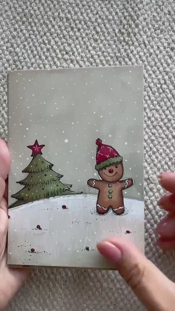 Set of 20 Cute Christmas Journal Cards Set, Whimsical Holiday Ephemera, Scandinavian Xmas Scrapbook Cards, Winter Junk Journal Kit, Nordic