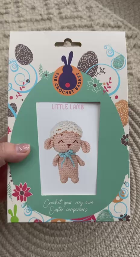Knitty Critters - The Crochet Basket - Little Lamb, Kit