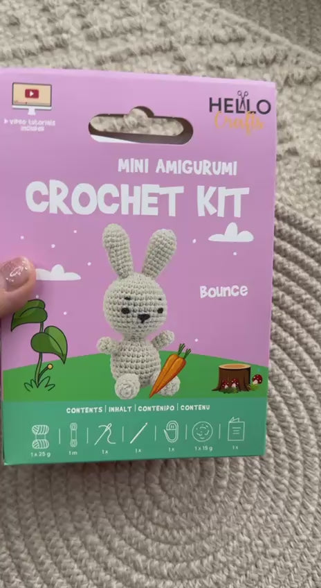 Knitty Critters - Mini Amigurumi - Bounce | DIY Crochet Kit