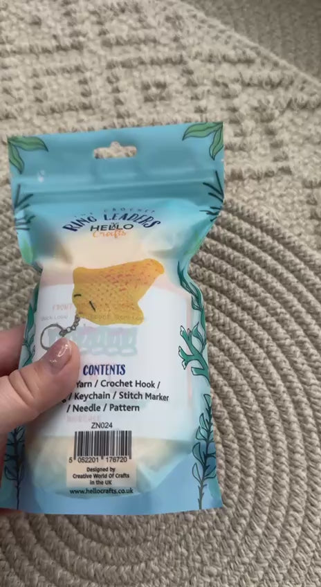 Ringleaders Keyring Crochet Kit - Sea Creature - Stingray