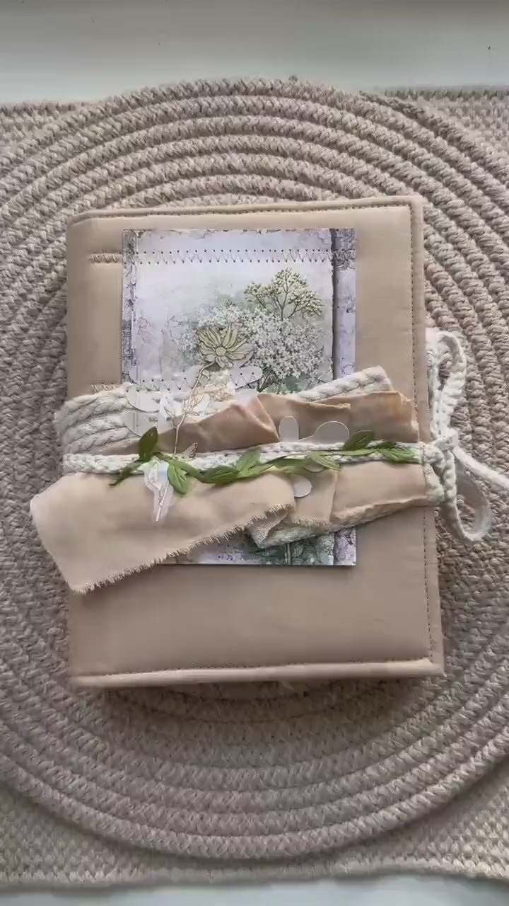 A5 Weekly Wellness Journal | Injection Tracker Notebook | Therapy & Weight Progress Log | Handmade Cottagecore Planner | Junk Journal